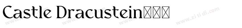 Castle Dracustein字体转换